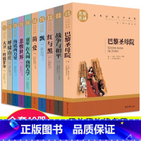 全{10册}世界10大名著 [正版] 世界十大名著全套10册 原版原著红与黑巴黎圣母院书简爱书籍飘悲惨呼啸山庄外国名家小