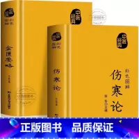 正版2册 伤寒论 金匮要略 [正版] 伤寒论张仲景全2册 金匮要略原版彩图解方药实例精讲常见病诊断与用药中医名著伤寒杂病