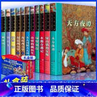 [礼盒装全套11册]天天读经典名著 [正版] 礼盒装全11册天方夜谭柳林风声绿山墙的安妮木偶奇遇记小公主绿野仙踪海底两万
