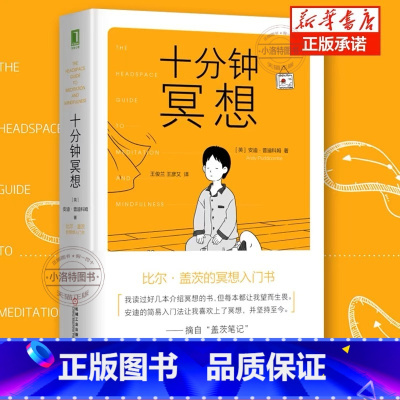 [正版]十分钟冥想 安迪普迪科姆著 比尔盖茨的冥想入门书 《原则》作者瑞达利欧推崇冥想 孙思远 正念老师清流 抑郁焦虑