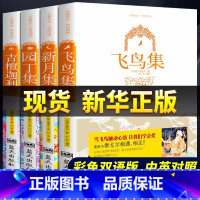 [官方正版 全4册]泰戈尔诗集全集 [正版] 新月集飞鸟集园丁集泰戈尔吉檀迦利全4册 英文完整双语版 中英对照带插图原版