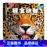 掠食动物 [正版]趣味科普3D立体翻翻书掠食动物揭秘动物生存法则机关互动3-6-10岁儿童动物世界科普百科全书小学生课外