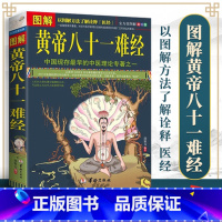 [正版]图解黄帝八十一难经译释中医基础理论入门皇帝黄帝内经医经含经络脏腑疾病腧穴针灸诊断自学扁鹊华佗灵枢素问伤寒论金匮