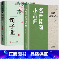 [全套2册]句子迷+名言佳句小辞典 [正版]句子迷优美句子大全好词好句好段中小学生写作素材积累名人名言励志格言佳句国学经