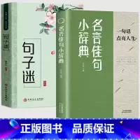 [全套2册]句子迷+名言佳句小辞典 [正版]句子迷优美句子大全好词好句好段中小学生写作素材积累名人名言励志格言佳句国学经