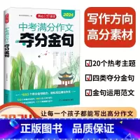 中考满分作文夺分金句 初中通用 [正版]作文中考满分作文夺分金句初中生七八九年级语文中学生考场作文满分作文示范初三高分素