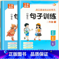 [上册+下册]句子训练 小学二年级 [正版]二年级上册句子训练小学生语文基础知识大全扩句仿句组词造句修改病句照样子写句子
