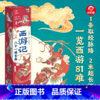 [西游记]八十一难长卷 [正版]西游记八十一难漫画版2米长卷7-12岁中小学生少儿童经典趣味西游记漫画画卷四大名著文学经