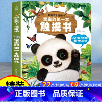 [超大地板书]宝宝的第一本触摸书 [正版]宝宝的第一本触摸书幼儿启蒙早教书一岁宝宝绘本感官刺激地板书儿童益智玩具撕不烂立