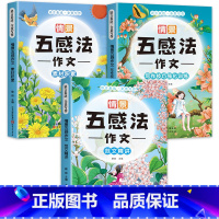 [全3本]情景五感法作文 小学通用 [正版]情景五感法作文全3册小学3-6年级通用满分作文素材积累大全范文精讲写作技巧强