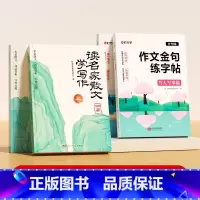 [全套4册]作文金句练字帖+读名家散文 [正版]时光学作文金句练字贴小学一二三年级四五六年级上下册满分作文优美句子积累练