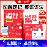 [全2册]小学必考语法速记大全 [正版]小学必考语法速记大全小学通用三四五六年级人教版记背英语语法高频常考点精选速记情景