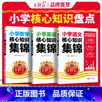 [3本]语数英 小学通用 [正版]小学语文核心知识集锦数学英语基础知识大盘点一二三四五六年级小学知识大全手册人教版考试总