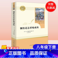 钢铁是怎样炼成的+经典常谈 [正版]钢铁是怎样炼成的初中原著八年级下册课外书阅读经典名著完整无删减全译本文学世界名著8年