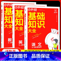 [3本套]语文+数学+英语 小学通用 [正版]2023新版小学语文数学英语基础知识手册小升初强化训练人教版总复习资料小学