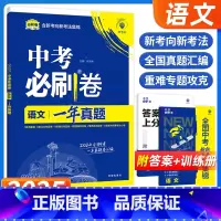 中考必刷卷一年真题语文 初中通用 [正版]2025新版全国中考真题卷 一年真题语文数学英语物理化学历史道德生物地理会考真