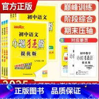 七年级下册 语数英[提优版三册] 七年级/初中一年级 [正版]2025小题狂做七7年级上下册语文数学英语苏科译林提优巅峰