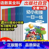 [送800套电子版练习题]全14册幼小衔接一日一练 [正版]2024新版幼小衔接一日一练14册幼儿园学前班大班练习册全套