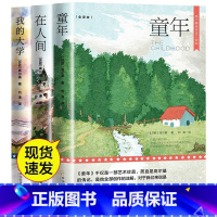 [3册]高尔基三部曲100%全新正版 [正版]高尔基童年三部曲在人间和我的大学原著完整版六年级必读的课外书阅读书籍初一初