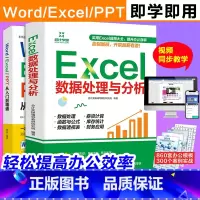 [正版]word excel ppt从入门到精通+Excel数据处理与分析 wps教程表格制作函数office书籍办公