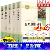 [全5册]八年级上册 [正版]八年级上下册课外书阅读全套5本 人教版红星照耀中国昆虫记法布尔著钢铁是怎样炼成的 傅雷家书