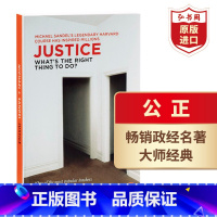 [正版]公正 做哪些事是正确的 英文原版 Justice 迈克尔桑德尔公开课 哈佛教授的政治经济学入门课 理性精神思辨