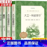 高中4册 大卫科波菲尔上下+复活+老人与海 [正版] 复活 列夫托尔斯泰著 语文阅读丛书 经典文学名家名译高中课外书