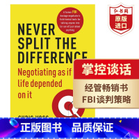 [正版]掌控谈话 强势谈判 英文原版 Never Split the Difference 克里斯沃斯 经管书 平