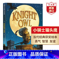 [正版]小骑士猫头鹰 英文原版 Knight Owl 精装 当代经典绘本 亲子睡前故事 2023凯迪克银奖 搭不知所措