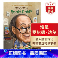 [正版]谁是罗尔德达尔 英文原版 WHO WAS ROALD DAHL 历史名人传记 儿童文学大师 非虚构章节书 课外