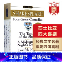 [正版]莎士比亚四大喜剧 英文原版 Shakespeare Four Great Comedies 含仲夏夜之梦 第十