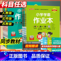 [3本]语数英❤️苏教版 五年级下 [正版]2025春学霸作业本三年级上册一二四五六年级上册下册语文人教版数学英语苏