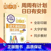 周计划-语文基础知识强化训练 二年级上 [正版]周计划小学语文基础知识强化训练二年级上册2年级第一学期人教版通用版同步阶