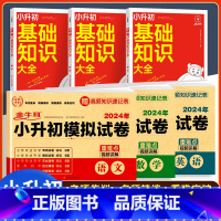 [语数英6本]小升初模拟卷+基础知识大全 小学升初中 [正版]2024小升初真题卷人教版模拟卷押题冲刺语文数学英语全真试