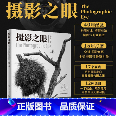 摄影之眼 [正版]摄影之眼 全彩印刷 40年经验 构图有术 摄影有法 构图法册解密 全球摄影大赛金奖摄影师新作 清华大学