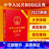 [正版] 2023中华人民共和国民法典 大字本 含典型案例 中国法制出版社 书籍