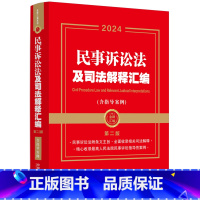 [正版]2024民事诉讼法及司法解释汇编(含指导案例·第二版)(金牌汇编系列)