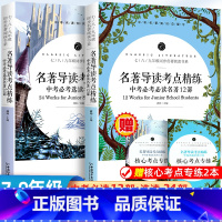 [款]名著导读12部+24部(赠考点练习册) 初中通用 [正版]2025新版名著导读考点精练初中七八九年级初中生必读