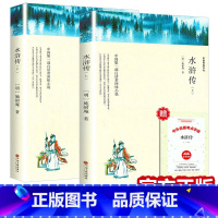 水浒传[全套2册] [正版]带注释导读 赠同步考点水浒传上下2册 原著完整版无删减 四大名著之一 青少年版高中生初中生小