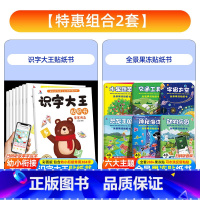 [全套14册]识字大王贴纸书+果冻贴 [正版]识字大王贴纸书全套8册2-3-4-5-6岁儿童识字书幼儿认字启蒙早教玩具幼