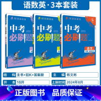 3本[语数英]必刷题--全国通用 初中通用 [正版]2025版中考必刷题历年真题九年级上下册总复习资料练习题数学语文物理