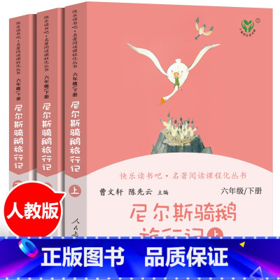 六年级下册 尼尔斯骑鹅旅行记 [正版]人教版爱的教育书籍原版原著亚米契斯完整无删减版人民教育出版社青少版小学生三年级四年