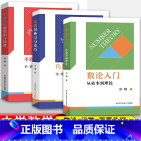 [全套3册]数论/平面几何/代数 高中通用 [正版]数论入门从故事到理论 代数不等式证明方法解析几何竞赛读本 中学数学概