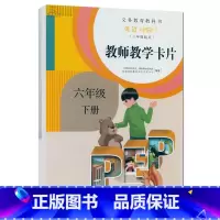 [正版]小学英语教师教学卡片6六年级英语下册人教版PEP版三年级起点小学英语教参教师教学卡片人教版英语6下配套教师卡片