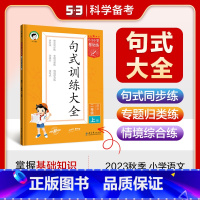语文 小学二年级 [正版]2023秋小学语文句式训练大全二年级上册通用版53小学基础练2年级造句仿句扩句写话病句修改小学
