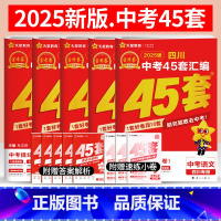 [全套5本]语数英物化 四川省 [正版]45套金考卷2025版四川中考真题试卷汇编数学语文英语物理化学 2024年四川省
