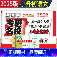 语文[32套试卷] [正版]2025年考进名校语文成都市八大名校小升初入学摸底考试分班真卷考点分类卷四川重点中学小考总复