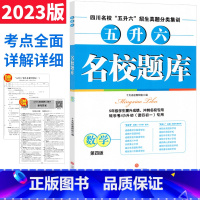 [正版]名校题库数学五升六年级 成都绵阳市名校五升六招生真题分类集训 四川省十大名校招生分班小升初招生真卷数学名校冲刺