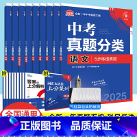语文 全国通用 [正版]中考真题分类2025中考真题试卷汇编数学英语语文物理化学生物政治历史地理 中考必刷卷2024一年