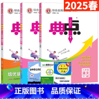八下:语数英人教版3本 初中通用 [正版]典中点八年级上册下册语文英语物理人教版外研教科版 荣德基典中点八上数学北师大版